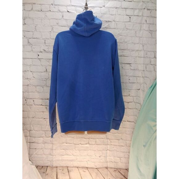 Nike Men's Size Medium Blue Fleece Pullover Hoodie Sweatshirt. - Picture 3 of 10